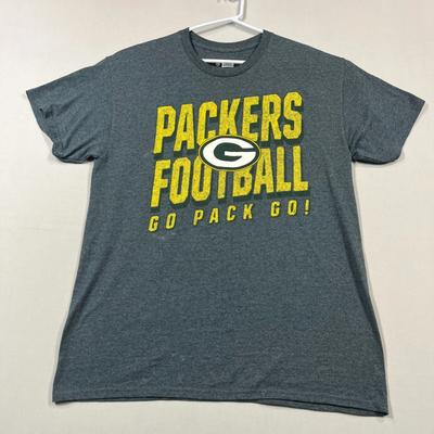 Green Bay Packers NFL Football Casual Cotton Crew T Shirt Mens Large L