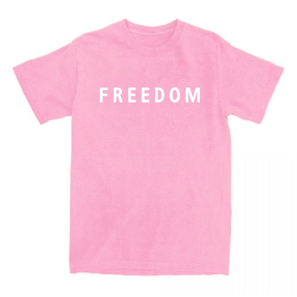 Svoboda Charlie Kirk Tričko Bavlna Volné Ležérní Dámské/Pánské Trička Unisex Streetwear Amerika Americká Móda Dámská Trička