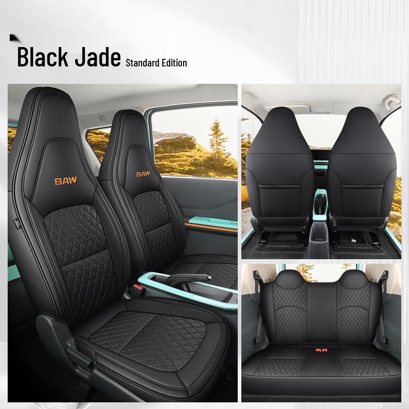 JS Sports Leather Car Seat Cushion for BAIC S3 Yuanbao - All-Season Cover