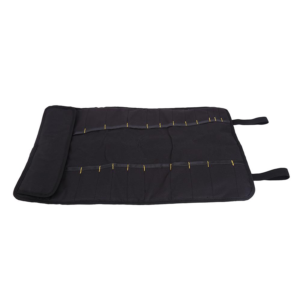 Hardware Mechanics Tool Set Socket Hand Tool Sets Reel Rolling Tool Pouch Bag Red