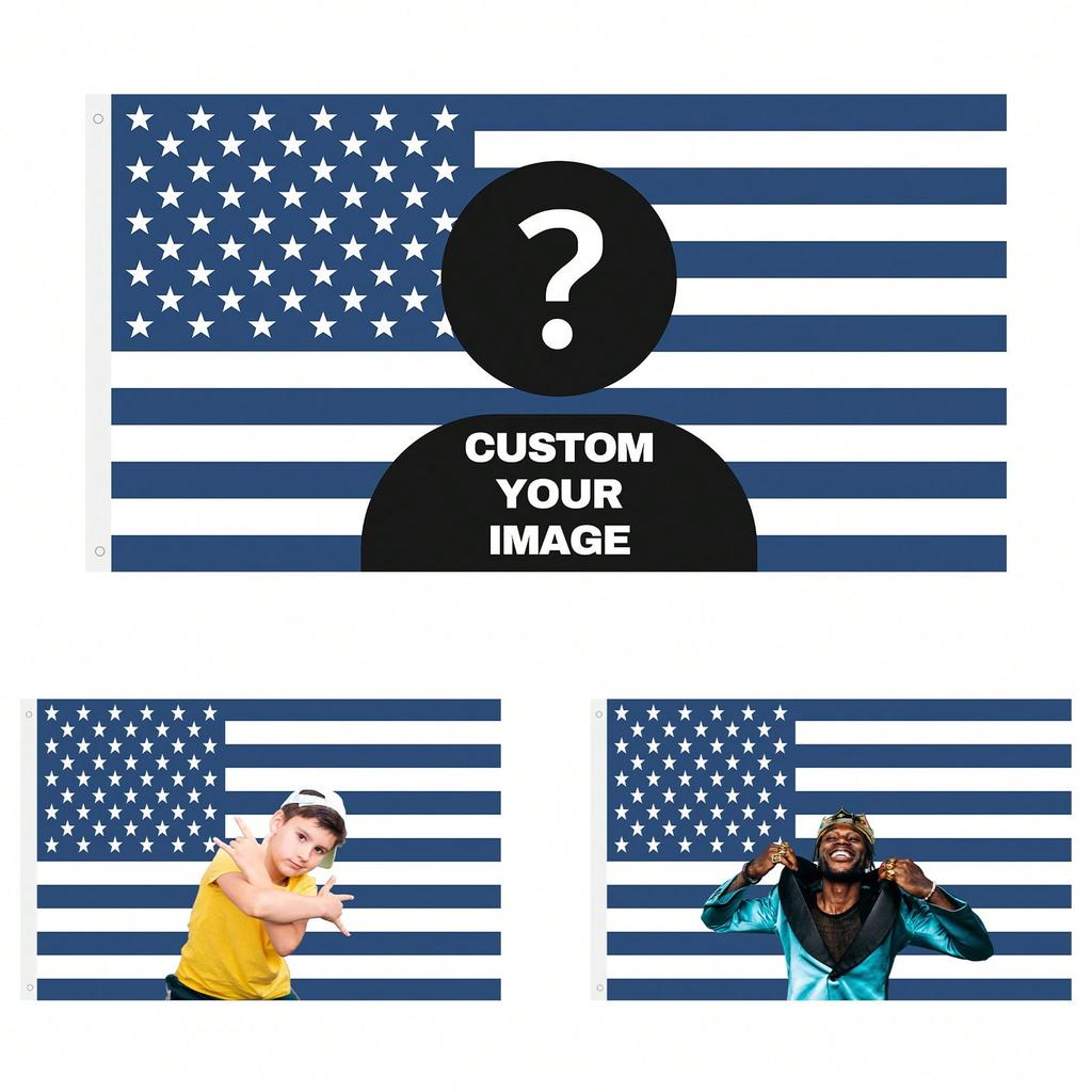 1 szt. Flaga na zamówienie Spersonalizowana flaga Dodaj własny obraz/tekst Flaga domowa zewnętrzna Unikalny prezent dla Niego Jej Rodziny Przyjaciół Zwierząt na Rocznicę