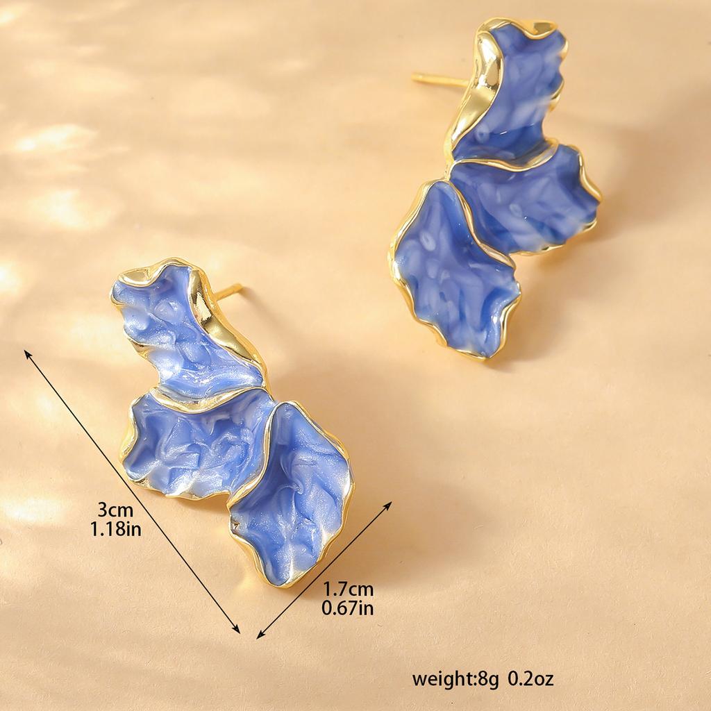 Accessories Circle Hollow Fan Circle Metal Earrings Women'S French Retro Elegant Niche Premium