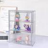 LABUBU Blind Box Desktop Display: Transparent Acrylic Storage Cabinet for Dustproof Figurine Presentation