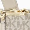 Michael Kors Mirela Small Handbag 35F2G7ZC5B 2WAYShoulder Signature White PVC Women Used