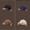 Lamb Wool Flying Caps Windproof Duckbill Hat Fashion Bomber Hats  Outdoor