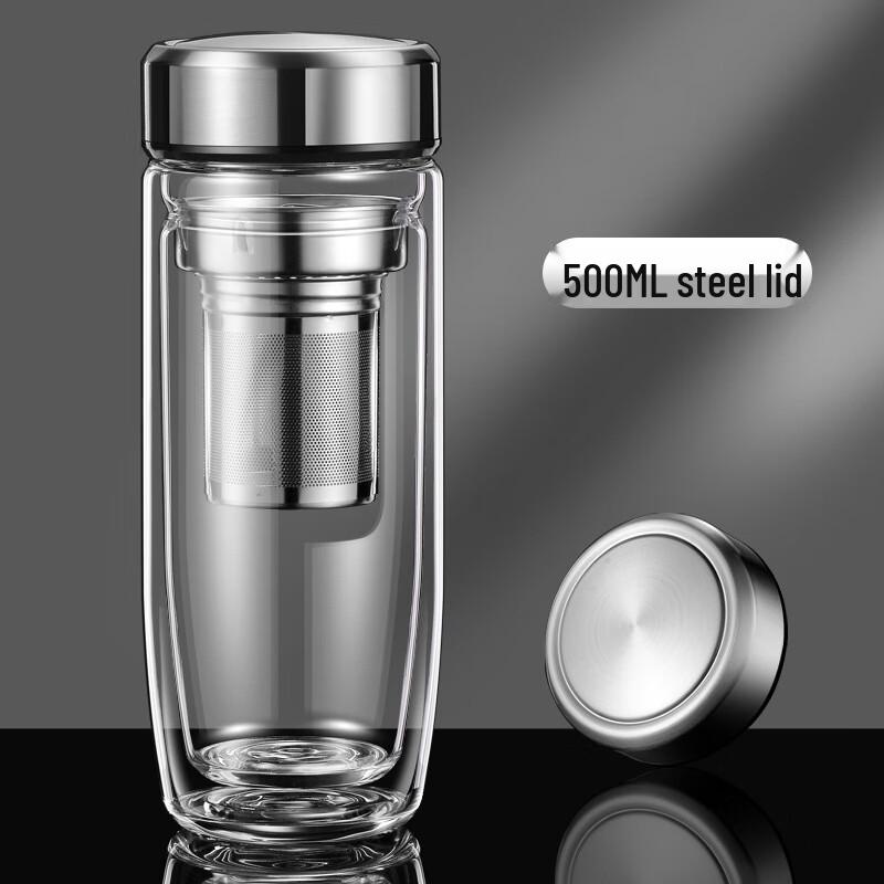 Shangqi 500ml High Borosilicate Insulated Tea Infuser Cup