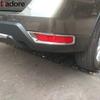 For Nissan X-trail Rogue T32 Facelift 2017- Chrome Car Rear Fog Light Lamp Cover Trim Tail Foglight Bezel Trims Accessories