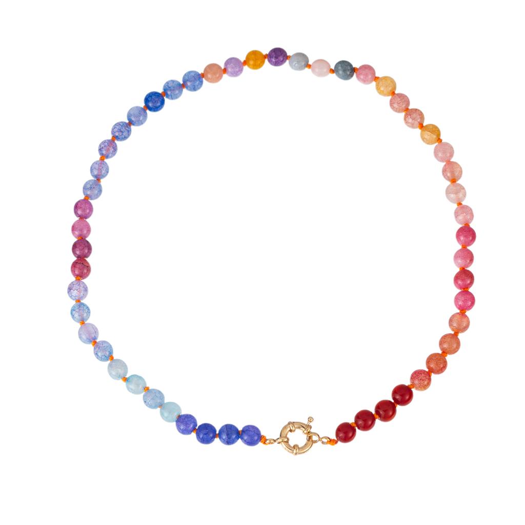 Yori Summer Candy-colored Fresh Handmade Beaded Necklace Jewelry Bijoux Gift Wholesale Autumn&Winter Style Stacking Jewelry