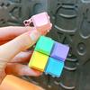 Creative DIY Assembly Keys Mechanical Keyboard Toy Keychain Cute Macaron EDC Keyboard Pendant Decompression Toys Holiday Gifts