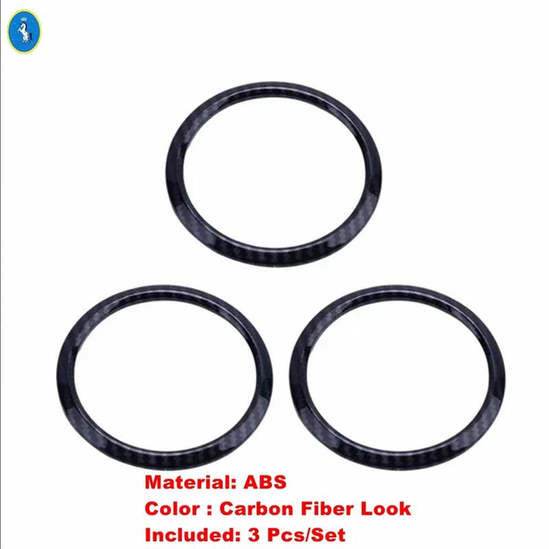 Lift Button Air AC Vent Gear Box Panel Cover Trim For Mercedes-Benz GLA 220 H247 - 2024 ABS Carbon Fiber Look Accessories