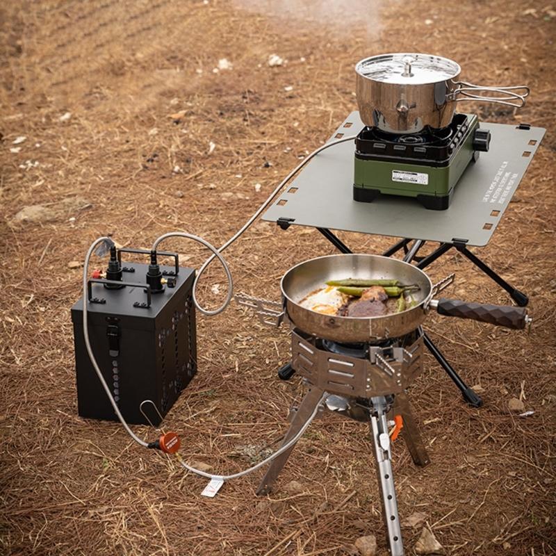 Practical Organizers Bags Multifunctional Gas Stove Canister Pot Carry Bags for Adventurers and Boaters