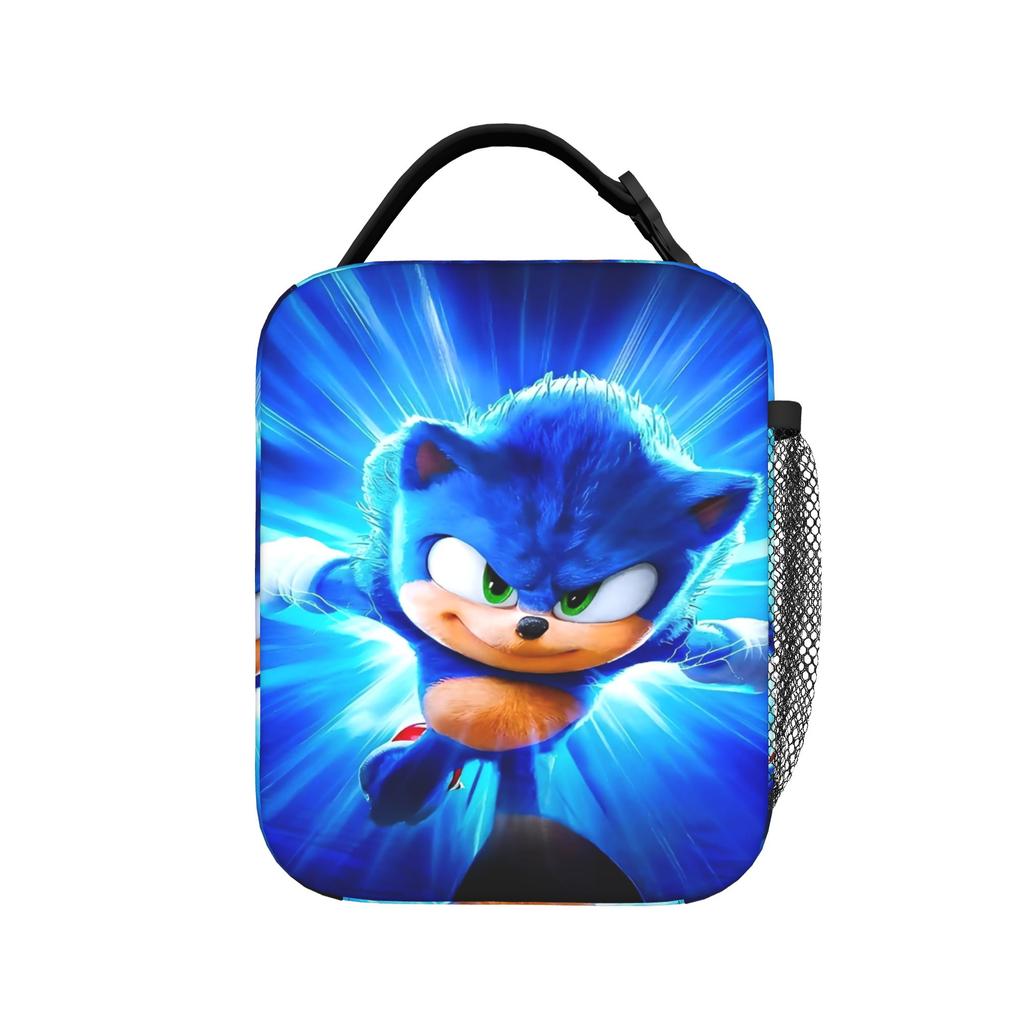 Sonices Cartoon Game Lunch Bag  Office Lunch Box For Child Fun Print Thermal Lunch Bags Waterproof Portable Cooler Bag