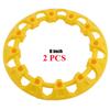 2PCS 4PCS 8-inch ATV Wheel Trim Hub Protection Decor Rim Cap Universal Vehicle All Terrain Wheel Plastic Cover For 8inch Tires