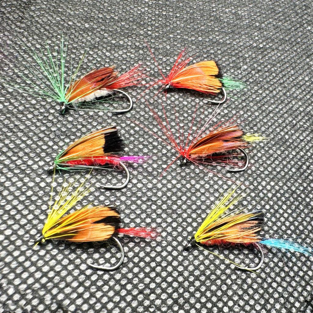 5/10 Stück/Set Künstliche Trockenfliegen Schmetterlings-Köder Mehrfarbig Fliegenfischen Köder Angeln Forelle Lachs Barsch Motte Schmetterling Insekt Köder
