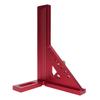 Multi Angle Measuring Ruler 0 180 Degrees  Adjustable Aluminum Alloy Anodized Finish Measuring Miter Triangle Ruler for