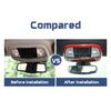 Front Reading Light Lamp Decor Cover Trim fit for Jeep Grand Cherokee 2011+ Red
