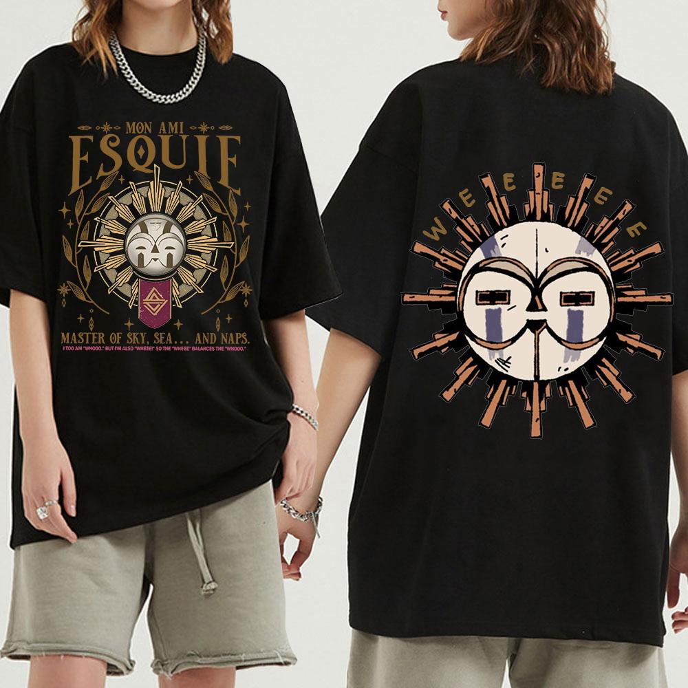 Clair Obscur Expedition 33 T Shirts Expedition 33 Esquie Resin Suncatcher Graphic Tee Men Women Fashion Harajuku Cotton Y2K Tops