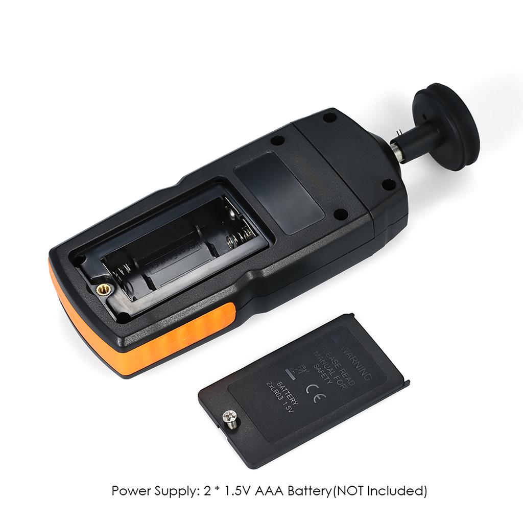 Digital Tachometer Handheld Contact Motor Tachometer LCD Speedometer Tach RPM  Teste Electrical Machine Rotate Speed
