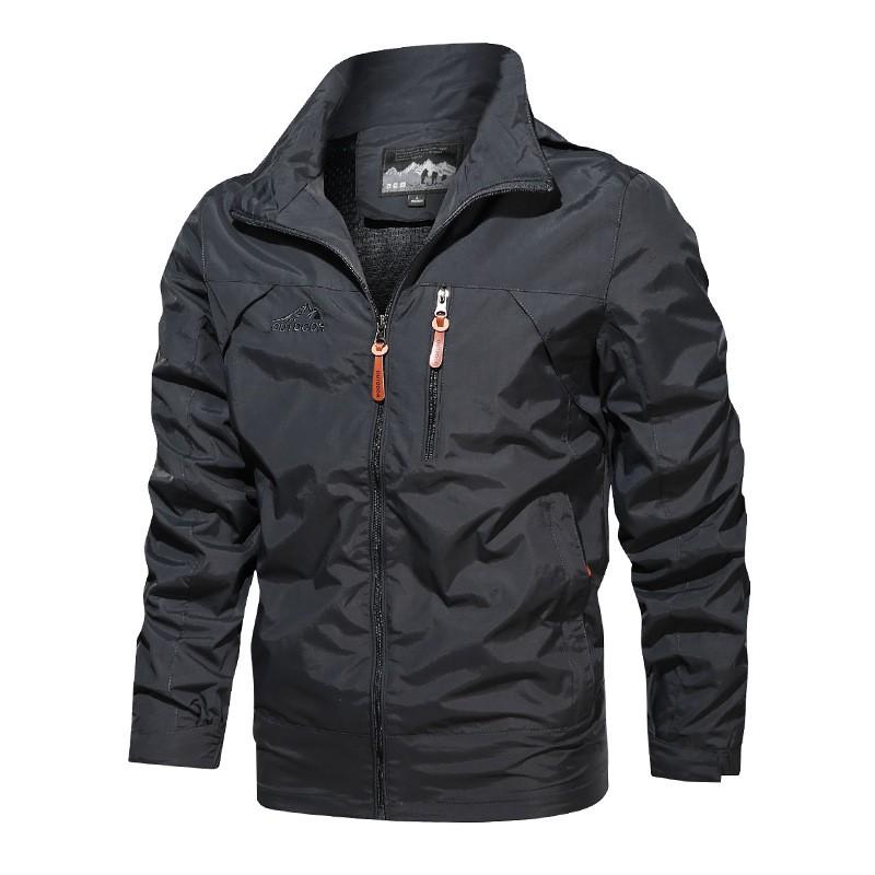 Mens Lightweight Windproof Waterproof Casual Jacket Hooded Outerwear Outdoor Leisure