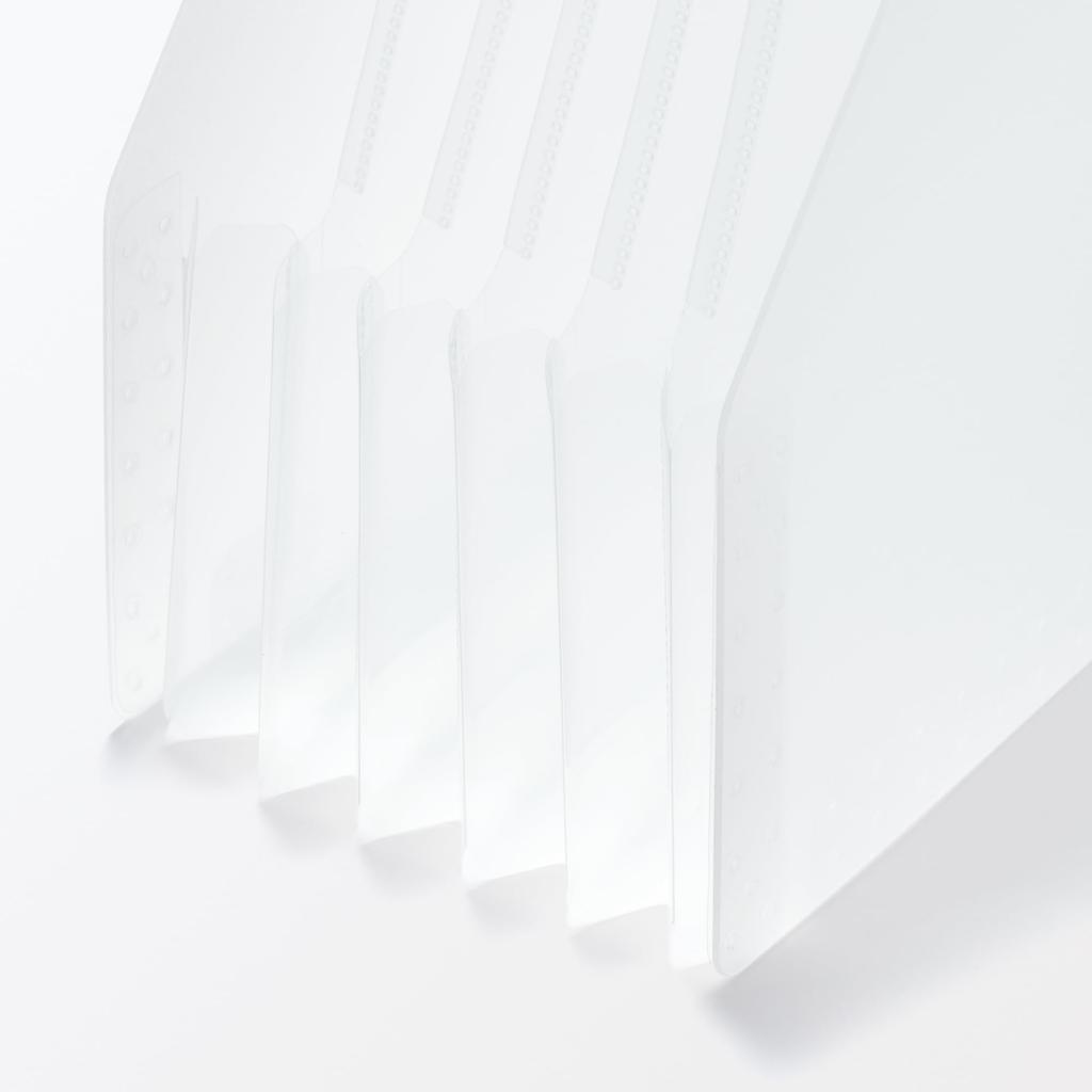 MUJI Polypropylene Accordion A4 6 84924804 Stand-Up File, Size, Pockets,