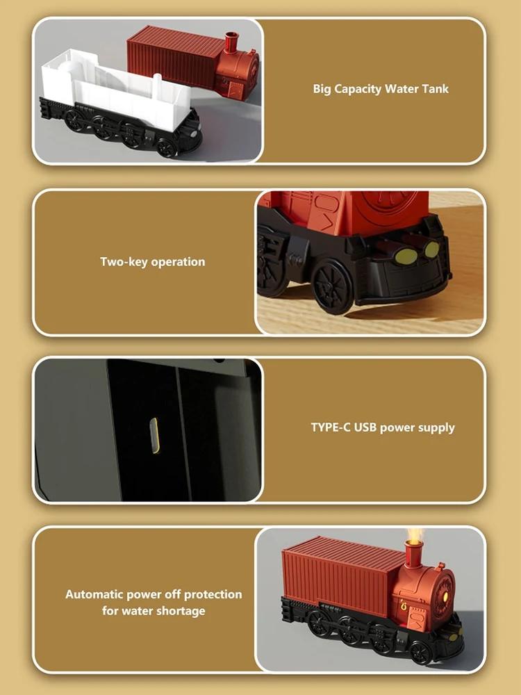 Vintage Container Zug Luftbefeuchter Bunter Container LKW Luftbefeuchter Ultraschall Diffusoren Nebelmacher Difusor Mit Fernbedienung