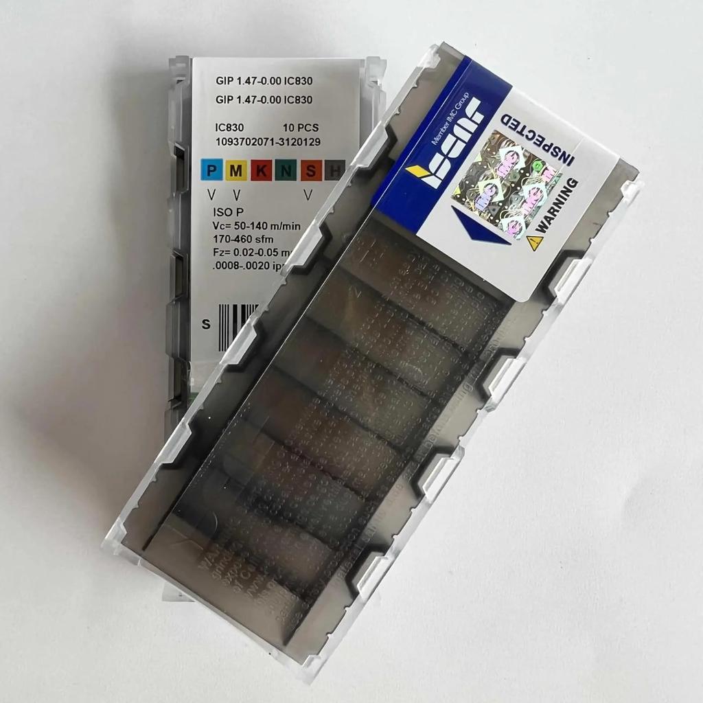 ISCAR / GIP1.47-0.00 IC830 /Industrial Indexable Carbide Inserts 10 PCS