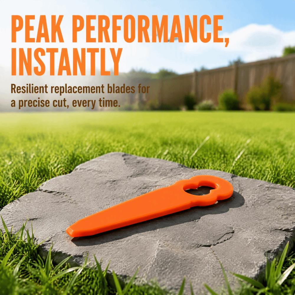 24 Pcs Replacement Part Trimmer Blades Nylon Trimmer Head Replacement Blades  Garden Lawn Trimming