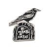Crow Black Bird Mourning Brooch, Crow Decorative Brooch, Mourning Badge, Clothing And Accessories