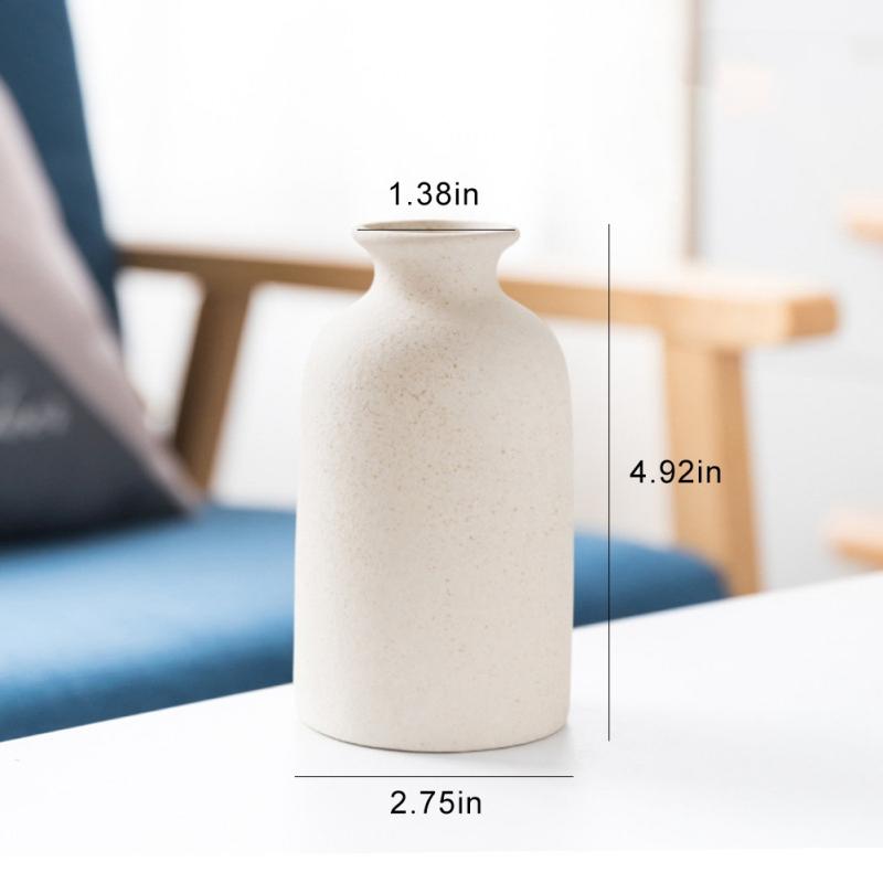 

Простая керамическая ваза Ретро матовая ваза Украшения для обеденного стола Украшения для дома и гостиной Ваза Изысканные подарки