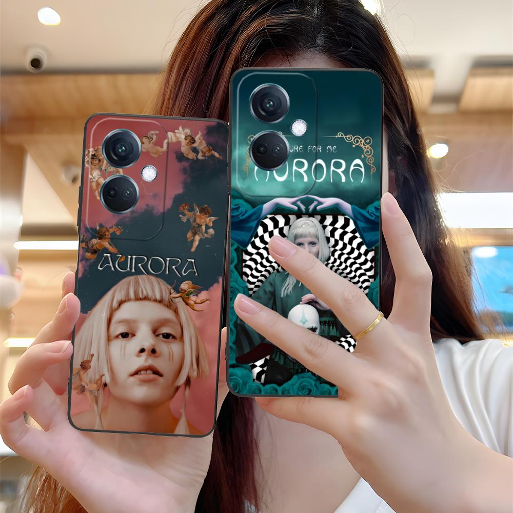 Aurora Aksnes Matte TPU Mobile Phone Case for OPPO Find X9 X8 X7 X6 X5 X3 X2 Plus s Pro Ultra Lite Colorful Printing Cover