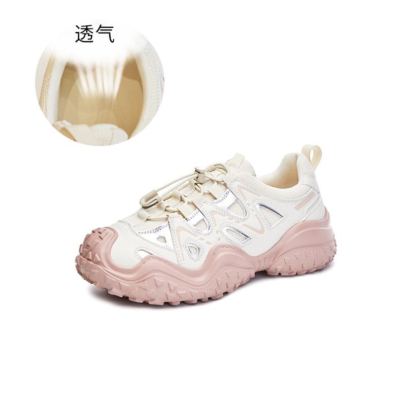 Foam Sole Dad Shoes Women's 2025 Spring and Summer New Platform-soled Sports Shoes Casual and Lightweight Women's Shoes Versatile Shoes Children