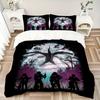 Alien Invasion Night Print 3Pcs Bedding Setduvet Cover With 2 Bedropillowcase Home Birthday Gift