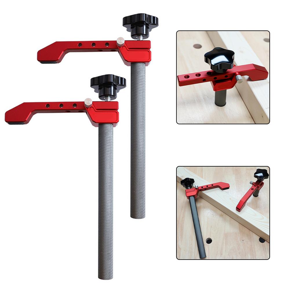 Desktop Clamp Positioning Clamp Woodworking Projects 265*153mm 10.43*6.02 In Adjustable Rod Length Aluminum Alloy Material