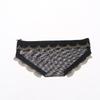 Briefs Shape Cosmetic Bag Mesh Lace Heart Makeup Storage Pouch Y2K Transparent Toiletry Bag Storage For Travel