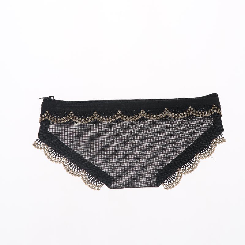 Briefs Shape Cosmetic Bag Mesh Lace Heart Makeup Storage Pouch Y2K Transparent Toiletry Bag Storage For Travel