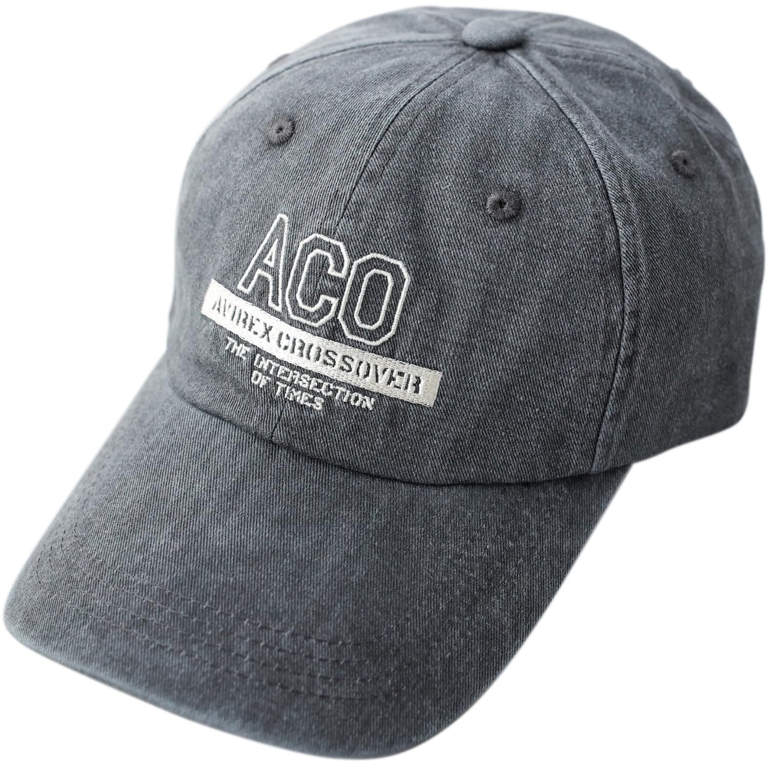 Avirex US Military Pigment Low Military Baseball ACO Black Cap, Cap, Men s 6-Panel,