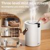 1.5L Dual-Mist Spray Humidifier Wireless Quiet Portable Air Humidifier with Night Light Suitable for Home,office, Desktop Use