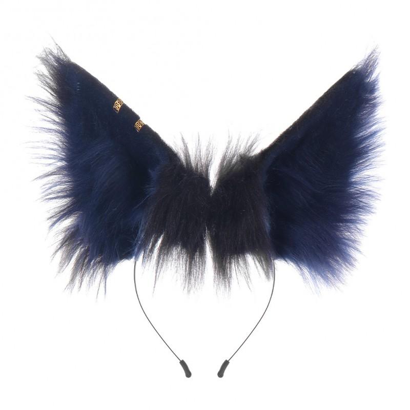 Handmade Plush Fox Ear Headband Lolita Cosplay Anime Convention Costume Accessory