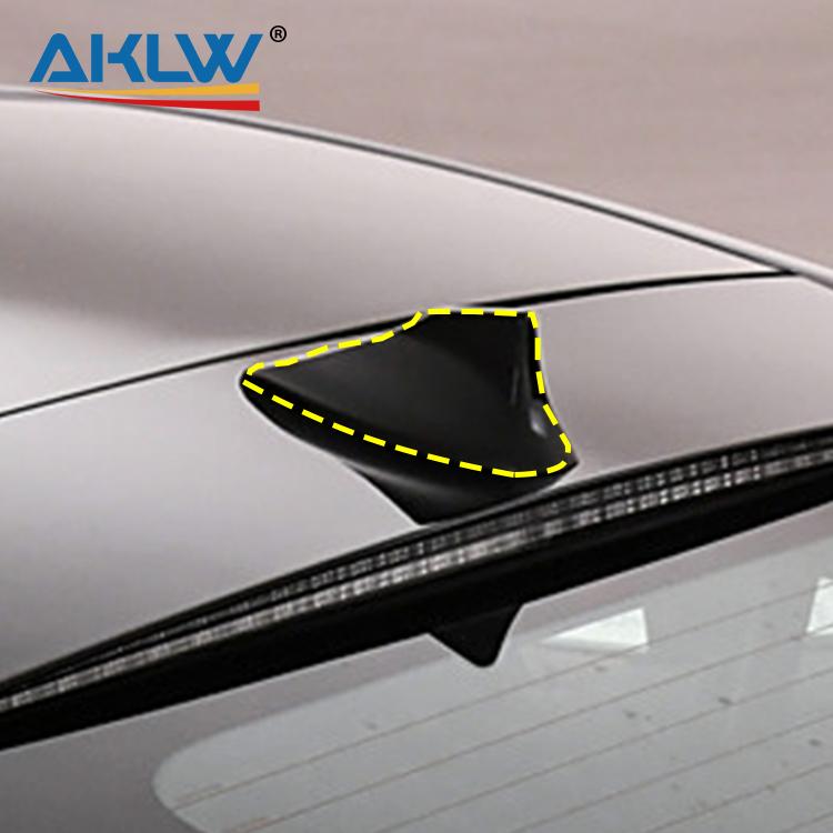 AKLW for F-TYPE 2013-2024 Real Carbon Fiber Exterior Roof Shark Fin Antenna Cover with Easy Installation