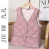 Autumn and winter new cotton vest inner wear women's light and slim short cold and warm inner tank vest