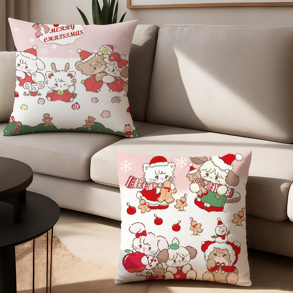 Cartoon Mikko cute cawaii Pillow Case Office Cushions Suitable For Sofa Car Bedroom Decorative Cushion Cover