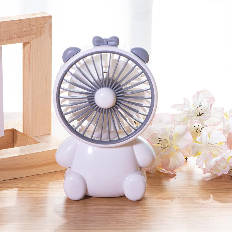 Summer USB Rechargeable Cartoon Mini Desktop Fan Cartoon Popular Fan