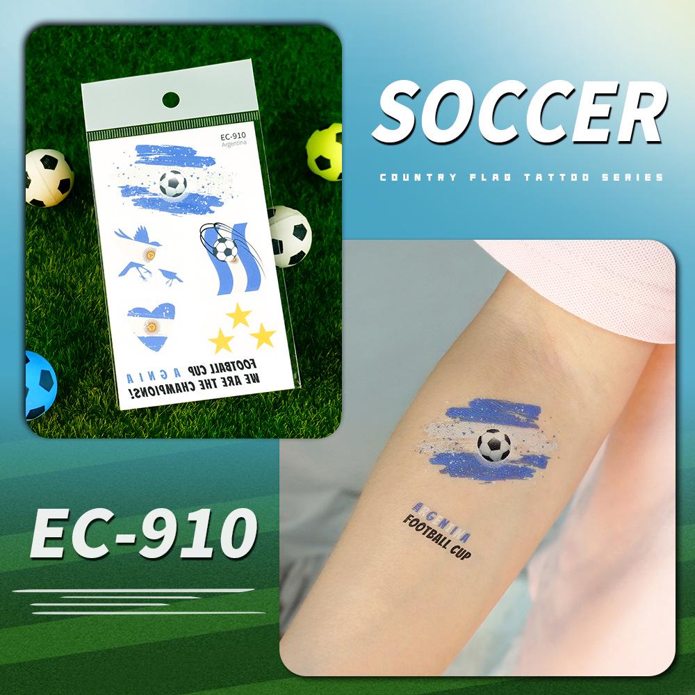 Ruikalong USA Canada Mexico Flag Waterproof World Cup Tattoo Stickers