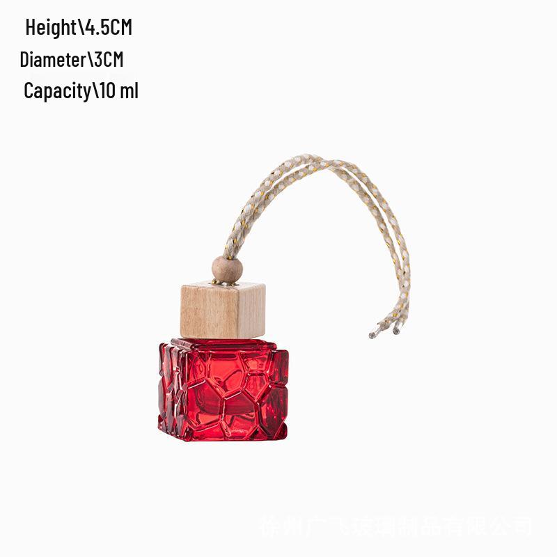 Creative 10ml Aromatherapy Car Perfume Pendant with Lanyard
