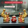Einzigartige Harze Glückskatzen Skulptur mit muskulösen Armdesigns zur Anziehung von Reichtum und Glück Figurine Ornament