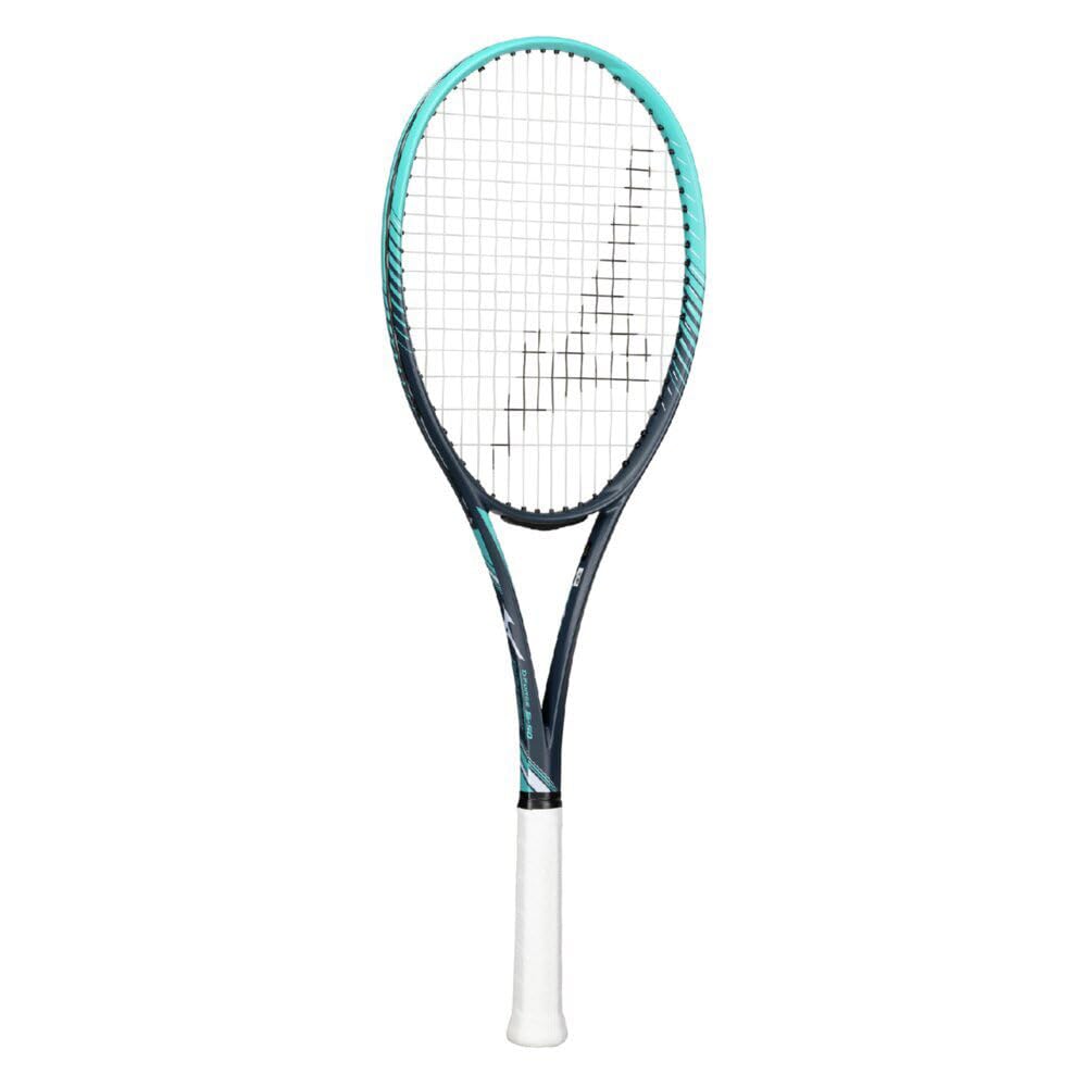 

MIZUNO Soft Tennis Unstrung Racket Turquoise Blue x Navy D-Force S-50 43.0SR тёмно-синий