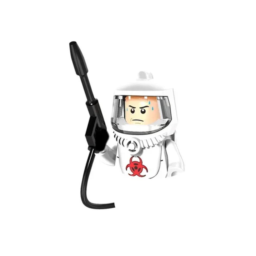 Modelové kostky Zombie Hazmat Guy MOC Sada kostek Dárky Hračky Pro Děti PG8081