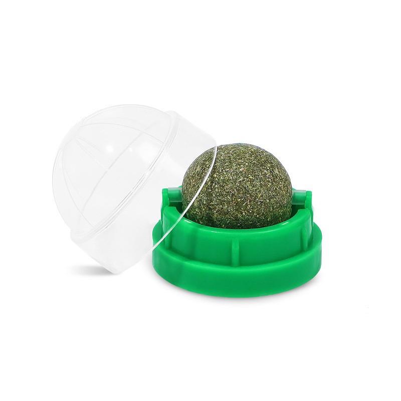 Natural Catnip Cat Wall Stick-On Ball Toy Scratchers Treats Healthy Natural Removes Balls Cat Pet Supplies