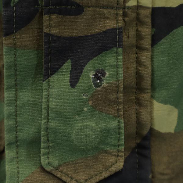US ARMY ECWCS Camouflage Gore-Tex Parker Khaki Military Jacket Men's Used