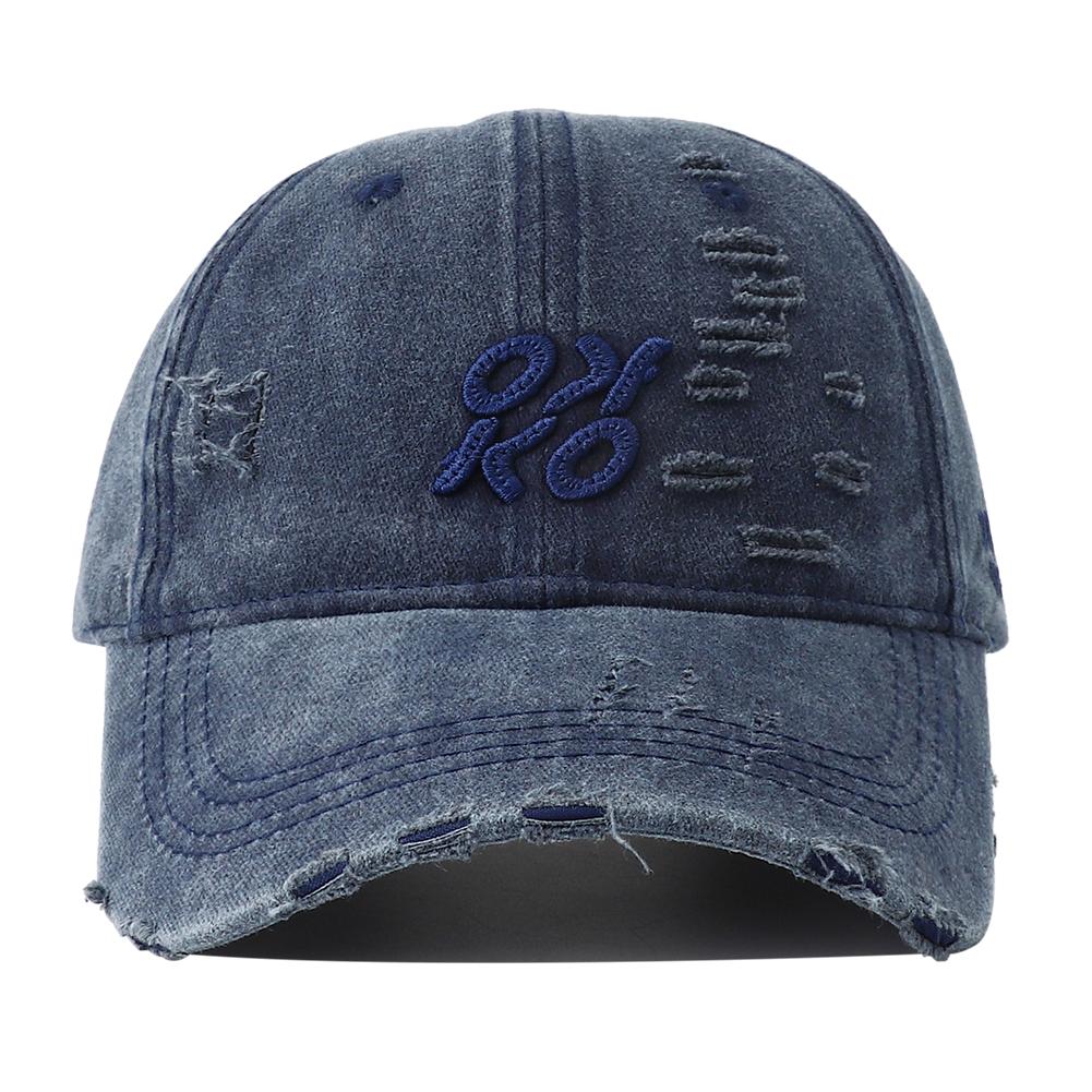 

2025 New Retro Washed Cotton Baseball Cap Unisex Letter Embroidery Caps Adjustable Casual Outdoor Streetwear Sports Dad Hats Adjustable темно-синього кольору